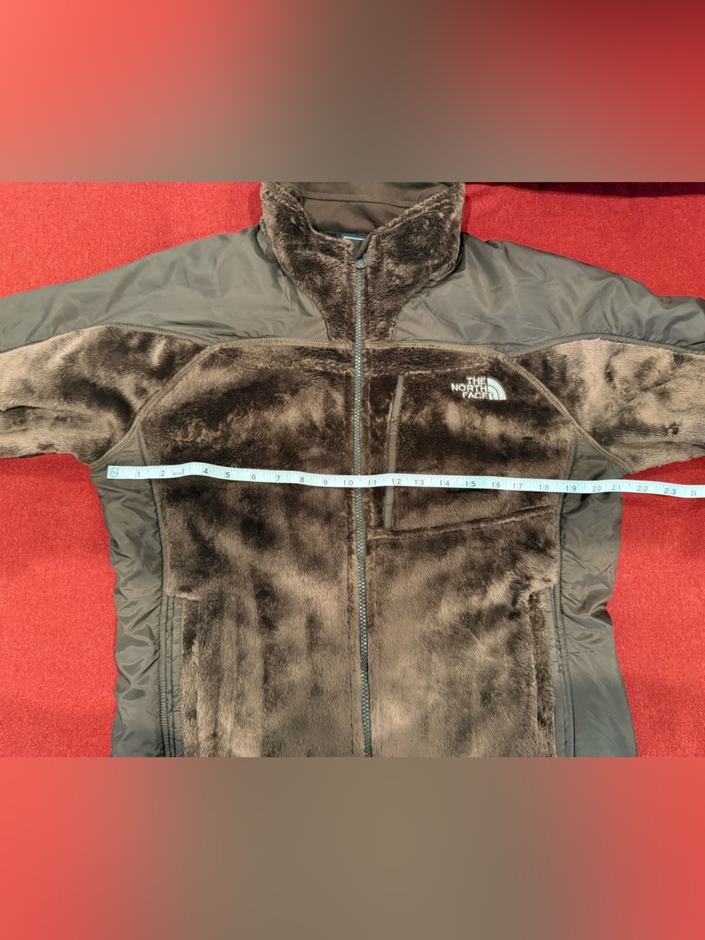 The North Face Chocolate Brown Fuzzy Jacket - Picture 6 of 6